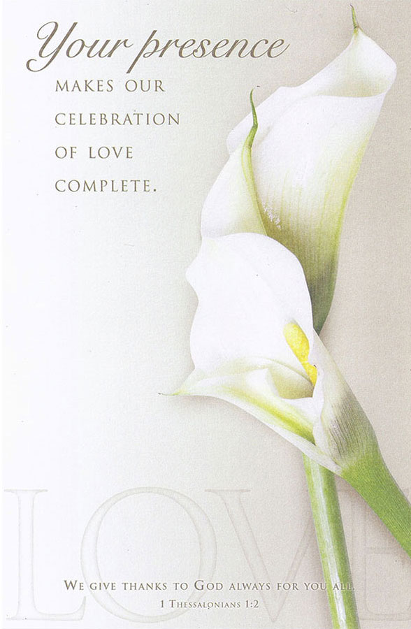 Wedding Program Paper 6267