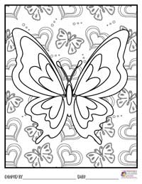 Butterfly Coloring Pages 9 - Colored By