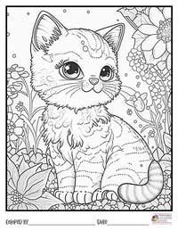 Cats Coloring Pages 12 - Colored By