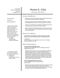 Resume Template 3 - Page 1