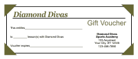 Gift Voucher Template 2 - Olive Drab