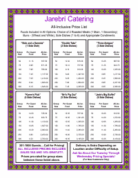 Price List Template 4 - Purple and Gold
