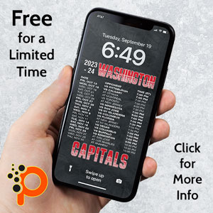 2023 Washington Capitals Phone Schedules