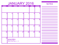 Free PDF Calendar 2
