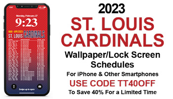 2023 Cardinals Wallpaper Lock Screen Schedule