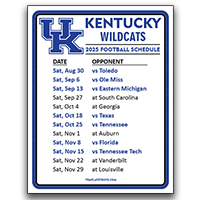 2025 College Football Schedules