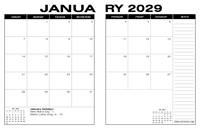 2029 Desk Calendars