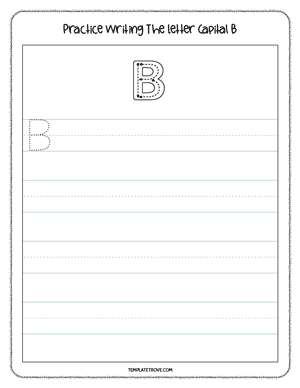 Alphabet Tracing Worksheet #1-2C