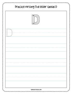 Alphabet Tracing Worksheet #2C