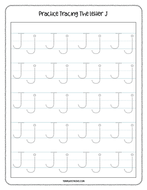 Alphabet Tracing Worksheet #4B