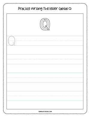 Alphabet Tracing Worksheet #6-2C