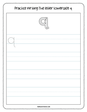 Alphabet Tracing Worksheet #6-2D