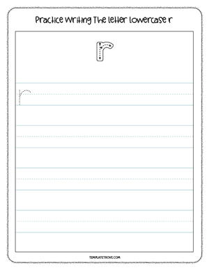 Alphabet Tracing Worksheet #6-3D