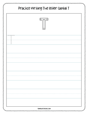 Alphabet Tracing Worksheet #7-2C