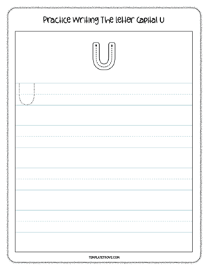 Alphabet Tracing Worksheet #7-3C