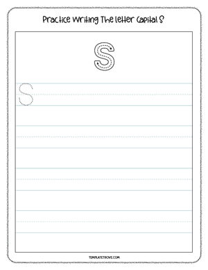 Alphabet Tracing Worksheet #7C