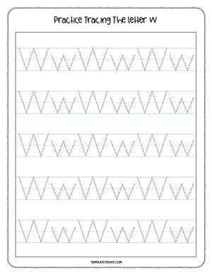 Alphabet Tracing Worksheet #8-2B