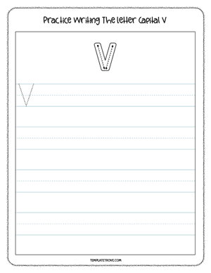 Alphabet Tracing Worksheet #8C