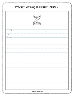 Alphabet Tracing Worksheet #9-2C