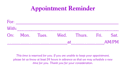 Appt Card 1 - Purple