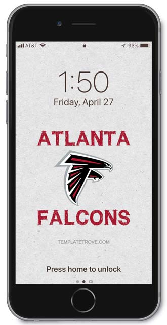 Atlanta Falcons Lock Screen 3