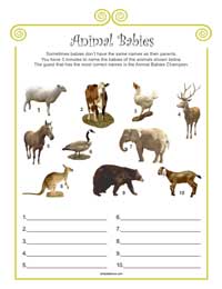 Baby Shower Game 1 - Banana Yellow Border