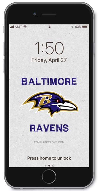 Baltimore Ravens Lock Screen 3