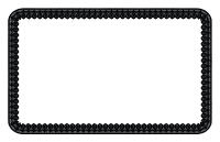 Black Lace Border - Half Sheet Size