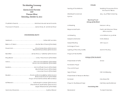 Wedding Program Template 7