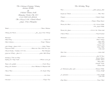 Catholic Wedding Program Templates