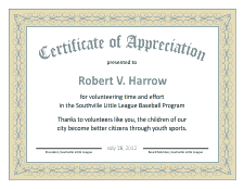 Certificate Templates