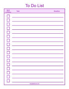 Checklist Templates