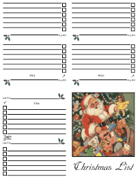Christmas List 3