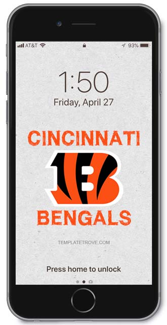 Cincinnati Bengals Lock Screen 3