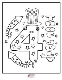 4th of July Coloring Pages 10B