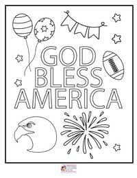 4th of July Coloring Pages 10B