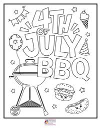 4th of July Coloring Pages 18B