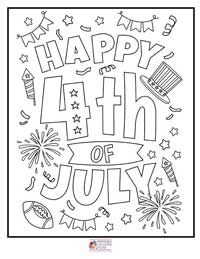 4th of July Coloring Pages 19B
