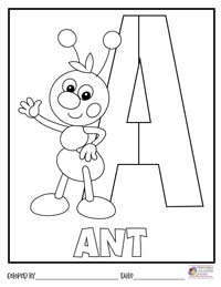 Alphabet Coloring Pages