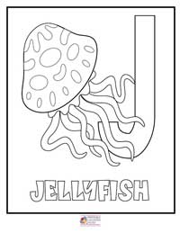 Alphabet Coloring Pages 10B