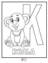 Alphabet Coloring Pages 11B