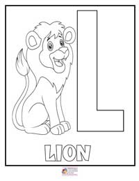 Alphabet Coloring Pages 12B