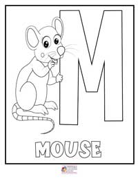Alphabet Coloring Pages 13B