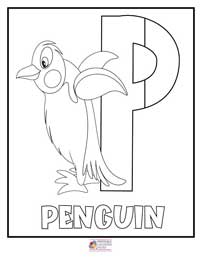 Alphabet Coloring Pages 10B