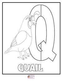 Alphabet Coloring Pages 17B