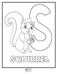Alphabet Coloring Pages 19B