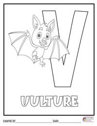 Alphabet Coloring Pages 22 - Colored By