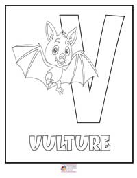 Alphabet Coloring Pages 22B