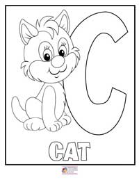Alphabet Coloring Pages 3B