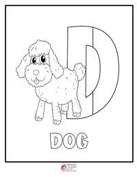 Alphabet Coloring Pages 4B